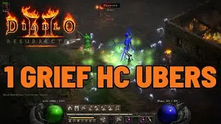 1-Grief HC Barbarian Uber Build | Frenzy/WW + Full Uber Run