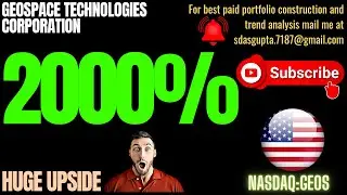 GEOS STOCK NEWS | GEOSPACE TECHNOLOGIES CORPORATION HUGE UPSIDE