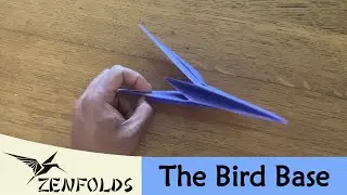 How to make an Origami Bird Base | Zenfolds