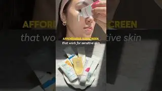 6 budget-friendly sunscreens that leave no white cast | everything is under $25 🌤️