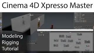 CINEMA 4D Xpresso Turorial (Expert animation) with voice commentary