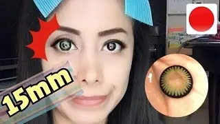 Pruebo Circle lens de Malasia 15 mm Diametro! Ojos mas grandes