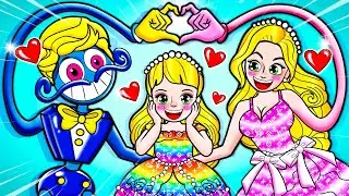 👗 DIY Paper 👗 Rich Rapunzel vs Poor Bad Amy and Bad Teacher at School 💰📚 - PAPER DOLLS FAMILY