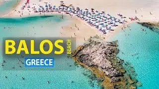 The breathtaking Balos Lagoon in Greece 🇬🇷 Crete 4K