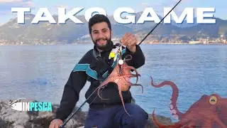 TAKO GAME | Pesca dei POLPI con la Polpara Artigianale INPESCA&reg; dalla scogliera