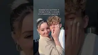 L&eacute;ane et Ma&euml;l 🥰 ( Trop mignon😘) || #shorts #tiktok #tendance