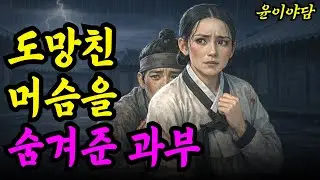 과부가 도망친 머슴을 숨겨주자 충격적인 일이 벌어지는데...야담 옛날이야기 설화 전설 신화 민담