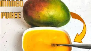 How to make Mango Puree for Babies I 4Months+ I Healthy baby foods I Stage 1 Fruits