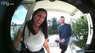 Dad interrogates daughter's first date via doorbell camera. - 1062899