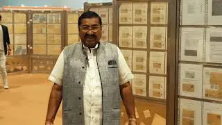 Philatelic Exhibit Area where stamps displayed in 1400 frames at AMRITPEX-2023
