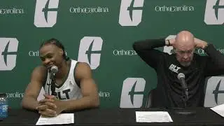 Charlotte Men's Basketball: Tulane Post Game Press Conference