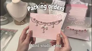 a productive day! packing orders / event prep 🍓 small business vlog