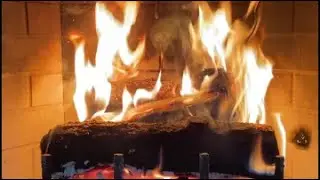 Real Log Fire 🔥 Relaxing Fireplace 4KHD
