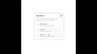 🎧 Demo: Customer Support button in React & Nextjs
