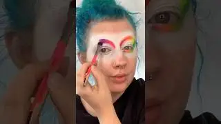 Pride Rainbow Drag Makeup 🌈#pridemakeup #dragmakeup #makeuptutorial #pridemonth #dragqueen 2023