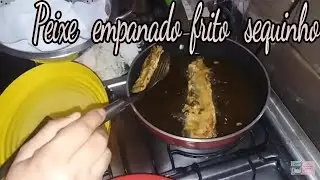 Dry breaded fried fish!