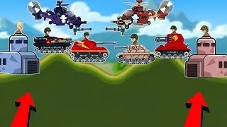 Hills Of steel// commander mode // all tanks gameplay in hills Of steel #hillofsteel