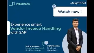 On-demand webinar: Experience Smart Vendor Invoice Handling with SAP
