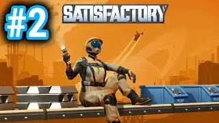 Satisfactory - Episode 2 - 2025 PS5 Gameplay - Let's Continue Upgrading The Hub!