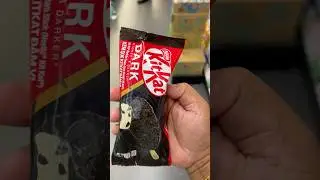 KitKat Dark Chocolate Flavour asmr #shorts #icecream #kitkat #eating #chocolate #chocobar #asmr