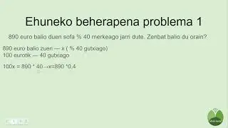 mate 32ko beherapen adibide baten ebazpena