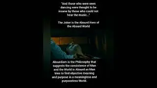 Joker & Philosophy of Absurdism #shorts #joker