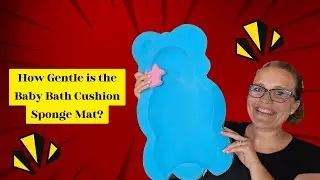 Gentle Bathing Comfort Baby Bath Cushion Sponge Mat!