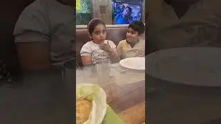 Chinese sizzler plate #firstimereaction #kidsvideo #food #funnyvideo