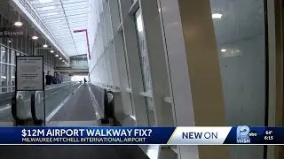 Milwaukee airport travelers surprised by $12 million walkway repair cost