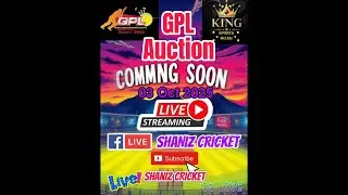 GPL Auction Live 🏏 Tennis Cricket Tournament 🔥Gopalnagar Premier League 2025 season 1