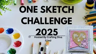 Как быстро и легко сделать свадебную открытку #onesketchchallenge2025 Декабрь 2025