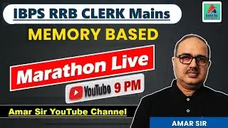 IBPS RRB Clerk Mains | Memory Based | Quant and DI | By Amar Sir