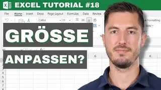 In Microsoft Excel die Breite von Spalten und die Höhe von Reihen anpassen  - Excel Tutorial #18