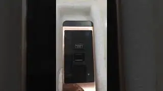 Hướng dẫn c&agrave;i mật khẩu kh&oacute;a cửa v&acirc;n tay SENLOCK S06