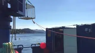 Ocean-Sar: Tension vinsj (winch) demo for ROV.