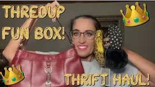 Распаковка коробок ThredUp Fun Box + КОМИССИОННЫЕ СРЕДСТВА! Леле Садуги, Винс Камуто #thrifthaul ...