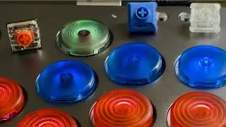 sound test: kailh choc v2 red vs wind engine vs crystal switches (lubed)