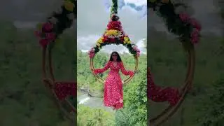 Beautiful experience in Bali || Bali swing || Ubud Bali Swing #shorts #Bali swing