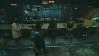 NPCs in perfect sync in Pyloon's Saloon - Star Wars Jedi Survivor