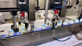 Kids Cream High-Speed Bottle Capper Machine (Track-and-Follow)