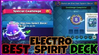 8-0 IN ELECTRO SPIRIT DECK CHALLENGE | CLASH ROYALE