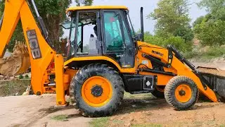 JCB 3DX के Radiator और Air Filter की जबरदस्त सफाई | Hawa Machine से Service