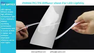 PMMA / Acrylic Diffuser sheet for LED lighting