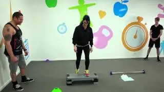 Instructing a Circuit Group Training Session for a Small Group of Clients