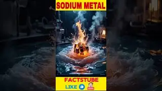 SODIUM METAL EXPLODING IN WATER 🤯 #facts #telugufacts #amazingfacts #unknownfacts #interestingfacts