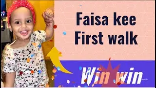 Nine months Faisa Kee first walk second time win