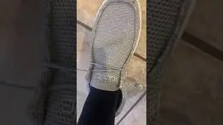 Tighten your Hey Dude shoes