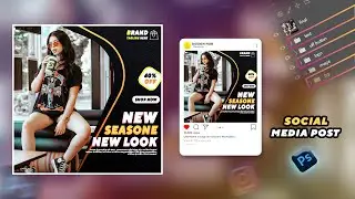 Fashion Social Media Add/Post Design In | Adobe Photoshop CC 2022