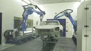 Alpine A110 production in the Dieppe car factory
