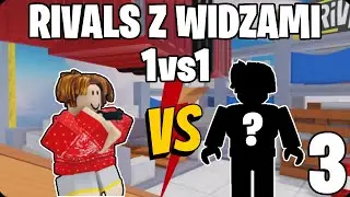 POJEDYNKI 1vs1 z WIDZAMI w Roblox Rivals! | 3 | Rivals